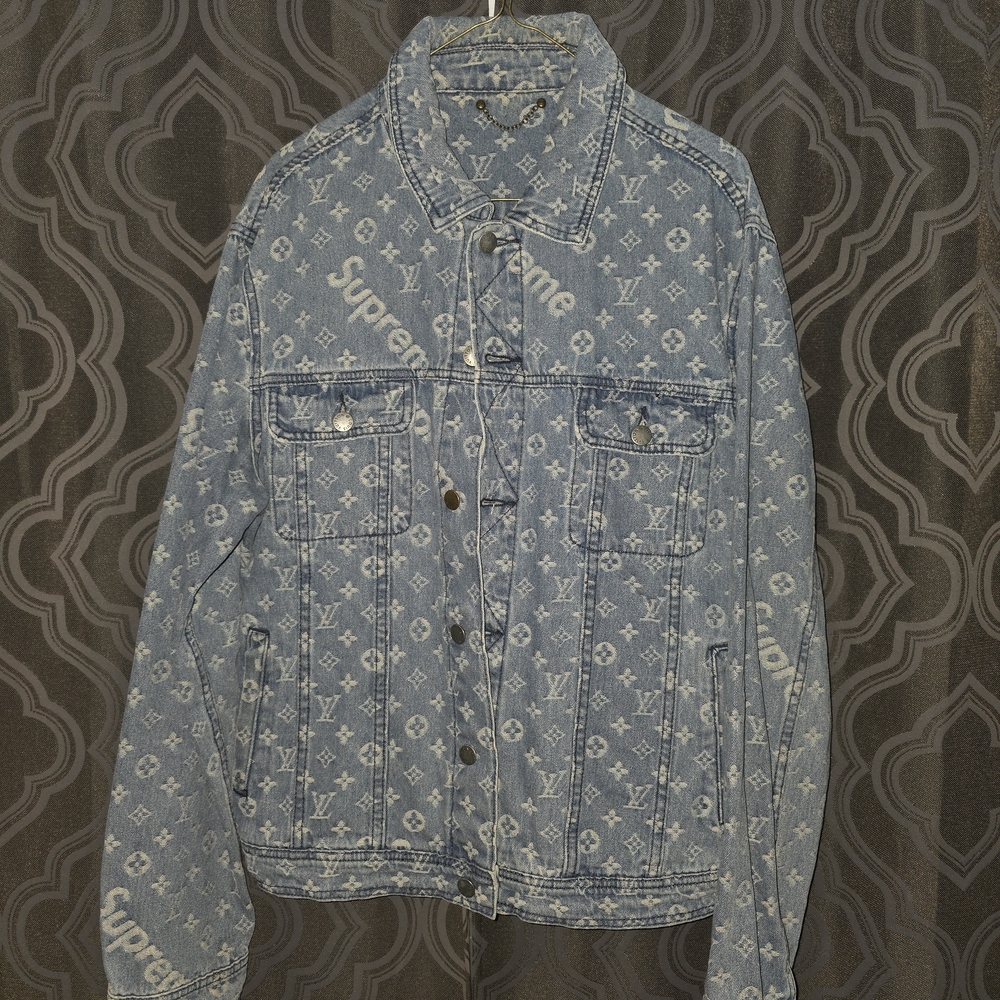 Louis Vuitton Light Blue Monogram Denim Jacket